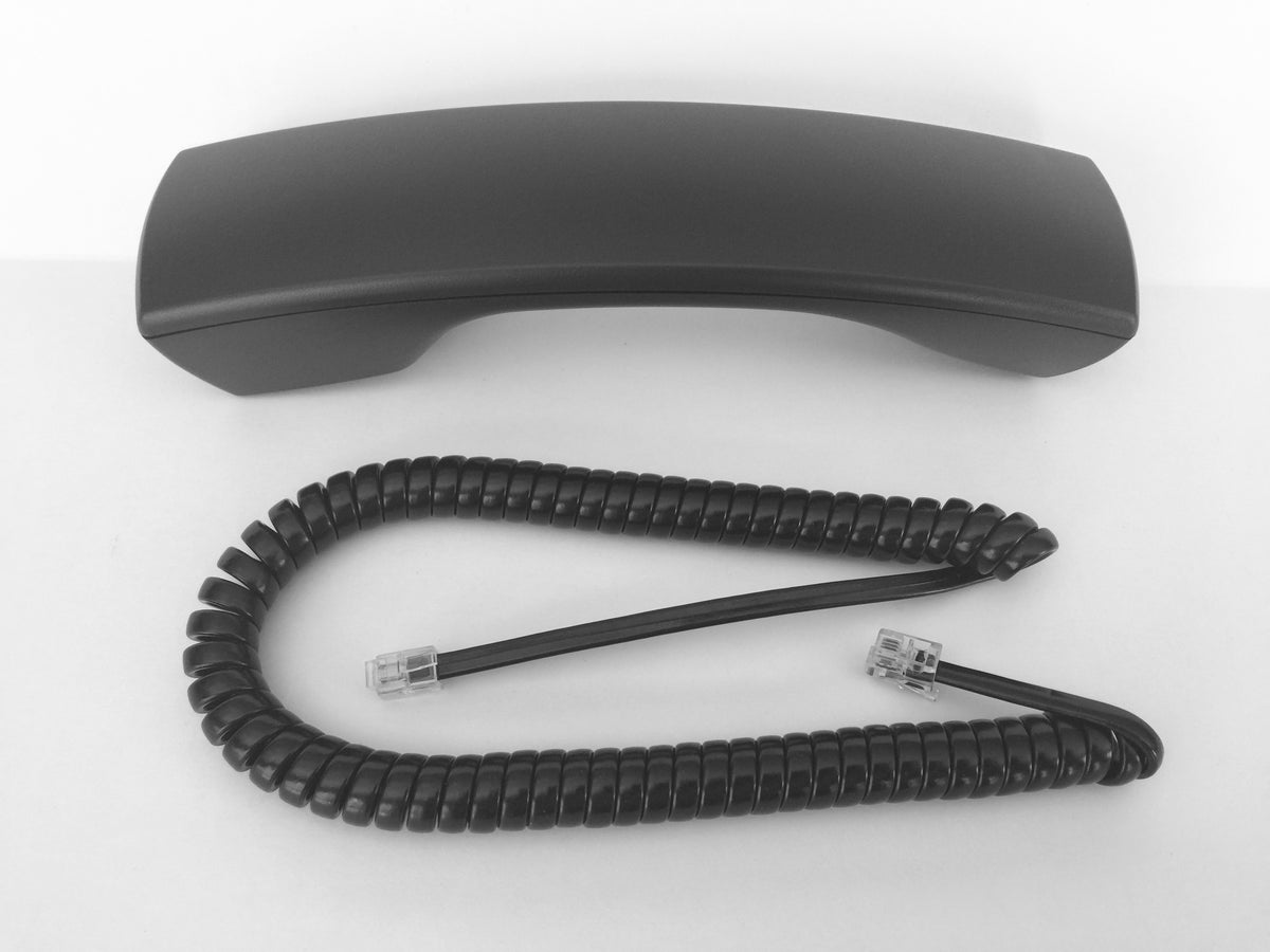 thumbnail image 2 of The VoIP Lounge Replaceent Handset Receiver With Curly Cord For 2 of 10
