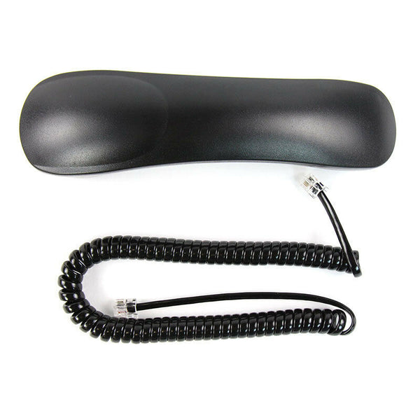 Handset Receiver with Curly Cord for Avaya Partner Euro Series 2 Phone (Black)