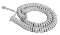 NEW 12 Foot Handset Curly Cord HP Poly Edge IP Phone E100 E220 White