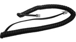 9 Foot Handset Receiver Curly Cord for all Polycom VVX and SoundPoint IP Phone (black)