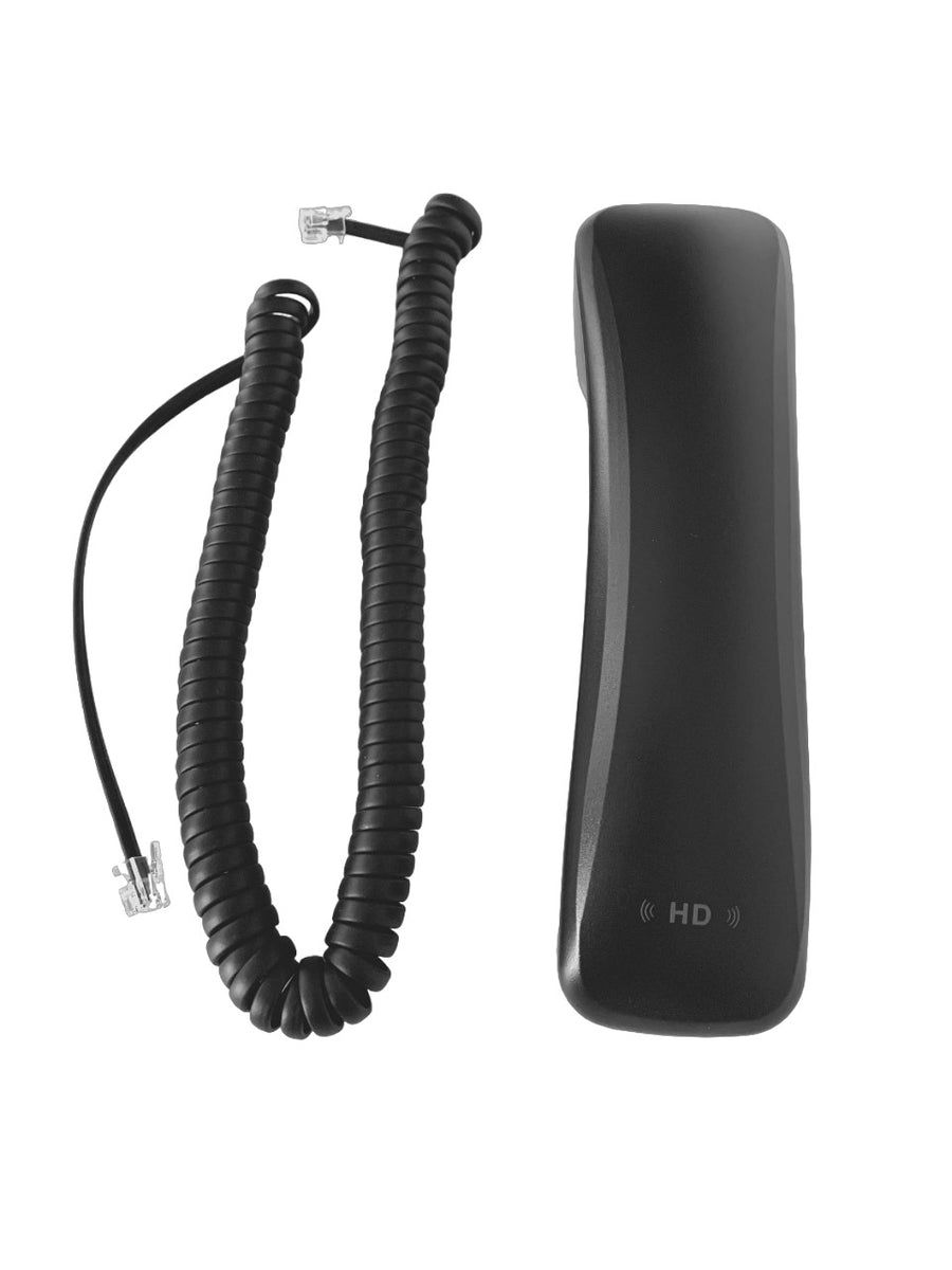 thumbnail image 2 of The VoIP Lounge Replaceent Handset Receiver With Curly Cord For 2 of 10