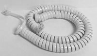 12 Foot Bright White Universal Telephone Handset Cord