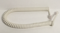9 Foot Universal Telephone Handset Cord - Light Ivory Color
