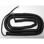 25 Foot Long Black Handset Receiver Curly Cord for NEC Business Telephone
