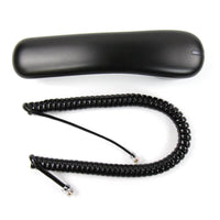 Replacement Handset w/ Curly Cord for Cisco 6900 8900 9900 Series IP Phone (Black)