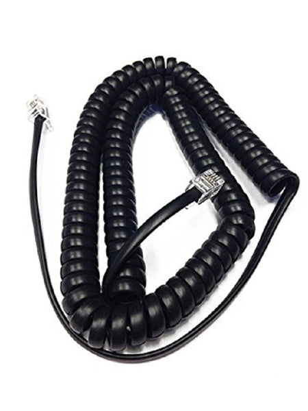 12 Foot Black Handset Cord for Nortel Norstar Meridian Business Phone