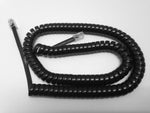 12 Foot Gloss Black Universal Telephone Handset Cord