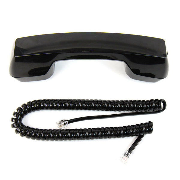 Handset with Curly Cord for Avaya Lucent AT&T MLS, Legend, MLX & Definity 8000 Series Phone (Black)