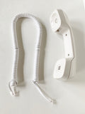 Handset with Curly Cord for Avaya Lucent AT&T MLS, Legend, MLX & Definity 8000 Series Phone (White)