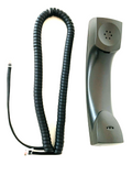 Handset with Curly Cord for Polycom Soundpoint IP Phone 300 301 331 430 500 501 600 601 Black
